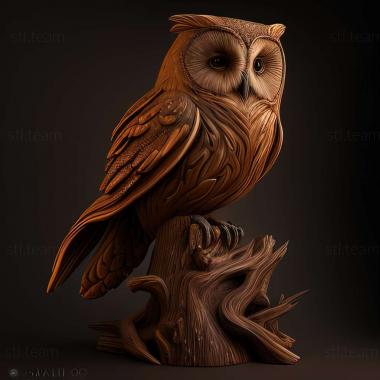 3D модель Otus sulaensis (STL)